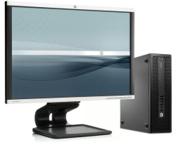 HP EliteDesk 800 G2 SFF + 24" HP LA2405x