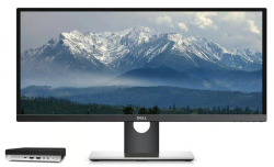 HP ProDesk 600 G4 DM + 28,8" UltraWide Dell UltraSharp U2917W